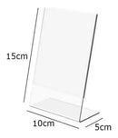 10 Displays L Expositor 10x15 Acrílico Cardápio Pix Qr Code