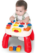 Mesa Infantil Didática Divertida Play Time Vermelha Cotiplás