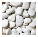 Pedra Branca De Jardim Seixo Dolomita Nº3 Para Canteiro 10kg Cor Branco Verde Garden