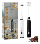 1 Mini Mixer Eletrico Portátil Recarregável Usb Cor Preto