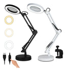 Luminaria Lupa Estetica Ring Lig Branco Branco 127/220V