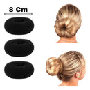 Kit 12 Un Rosquinha Esponja Coque Cabelo Enchimento Tam: M Sortido