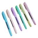 Caneta Marca Texto Pastel Masterprint Caixa Com 6 Unidades