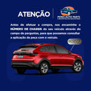 Par Gatilho Maçaneta Interna Gol Saveiro Voyage G5 G6 G7 Vw - Prateado - Dianteira