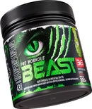 Pré-treino Beast 300g Sabor: Maçã Verde - Ultra Concentrado - Promove Vasodilatação, Recuperação Energética, Aumento De Óxido Nítrico, Desintoxicação E Melhora De Concentração E Foco