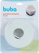 Protetor De Quina E Borda Buba Bebê Rolo Flexível Branco 2m
