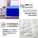 Capa Protetora Colchão Lençol Casal Impermeavel Hospitalar