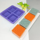 Forma Quadrada Silicone Sabonete Saboaria Artesanal Arabesco