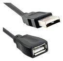 Cabo Extensor Usb 3 Metros Com Filtro Exbom 2.0 Am/af Cor Preto