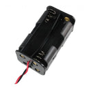 Suporte Porta 4 Pilhas Aa Com Rabicho 4 Slots - Para Projeto