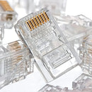 Conector de rede Exbom EZ-RJ45 100 Unidades