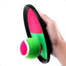 Kit 2 Raquetes Velcro + Bola Esporte Infantil Pais Filhos Diversão