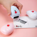 Carimbo Protetor De Segurança De Dados Com Tinta Permanente Exterior Azul