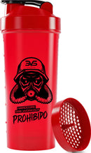 Coqueteleira / Shaker Prohibido Red - Academia 600ml - 3VS Nutrition
