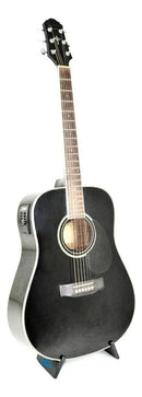 Suporte Chão Guitarra Baixo Violão Dobrável Ask G6 Cor Preto Violao Acustico e Eletrico