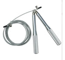 Corda De Pular Crossfit Speed Rope Rolamento 3m Cabo De Aço Cor Prateado