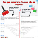 Rolo Adesivo Tira Pelo De Roupa Rolinho Lavável Tira Lã Removedor Cabelo Rolo Mágico Tira Pelos Roupa Sofá Cães Gatos Aletronix