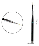 Kit 3 Pincéis Ultra Finos Nail Art Decoração De Unhas Pincel Manicure Unha