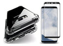 Capinha Capa Anti Impacto Para Galaxy S8 Plus + Pelicula Cor Transparente