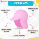 Chapéu Infantil Bebê Proteção S Azul-escuro 3 meses a 11 meses