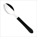 Kit 12 Colher De Mesa Tramontina Leme Inox Cabo Preto