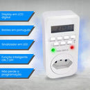 Kit 2x Timer Programável Digital Temporizador Tomada Bivolt