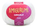 Linha Fio Amigurumi Círculo 254m 100% Algodão Trico Croche Cor 8001 Branco