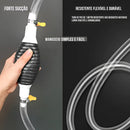 Bomba De Sucção Manual 4 Peças Com Mangueira + Borboleta