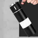 Kit Garrafa Térmica Vacuum Flask Set 500ml Com 3 Xícaras Cor Preto