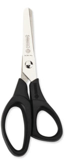 Tesoura Escolar Infantil Preta Corte Facil 11,5cm Mundial