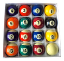 Jogo Bolas De Bilhar Sinuca Numeradas 50mm Snooker