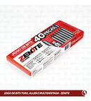 Jogo De Ferramentas Bit Torx Allen Multidentado Crv Maleta 40 Pçs