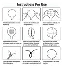 50 Un Balão Bubble 24 Polegadas 60cm Transparente Premium