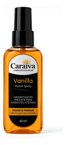 odorizador Spray perfume de carro automotivo Aromatizante Vanilla Baunilha 60ml AROMAS CARAÍVA