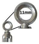 Kit 10 Unidades Esticador Para Cabo De Aço Gancho Olhal 5/16 JCarvalho