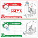 Torneira de Cozinha com Filtro Carbon Block Bica Flexível Móvel com Arejador 2 Modos de Jato Dazie Metais