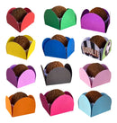 100 Forminhas Para Doces 4 Pétalas Brigadeiro Aniver 9- Rosa