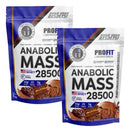 Suplemento em pó ProFit Laboratórios Anabolic Mass 28500 proteínas sabor chocolate em sachê de 3kg