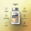 Vitamina B12 Metilcobalamina Forma Ativa 400mg 60cp Sem Sabor Ecomev