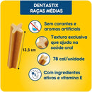 Petisco para Cães Adultos Raças Médias Pedigree Dentastix Pacote 180g 7 Unidades