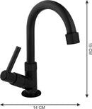 Kit Torneira Pia Lavatorio Abs/ Sifao/ Valvula 7/8 Preto Preto Brilhante