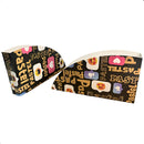 Caixa Suporte Embalagem Tapioca Pastel Balcão - 200 Un Amarelo