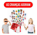 Kit 128 Tatuagem Temporaria Infantil Tema Meninos E Meninas Cor VARIADOS VARIADOS