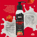 Gel Lubrificante Intimo Semen Lub que Imita o Semen Humano Morango Beijável