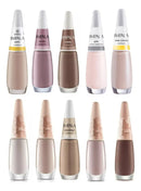 Kit 10 Esmaltes Impala Nude Cruelty-Free Secado Rápido
