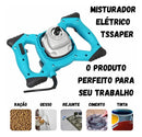 Misturador Elétrico De Argamassa Tinta Gesso Rejunte Textura 6 velocidades Modelo Tmta1300 Marca Tssaper