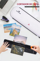 Plastificadora Laminadora A4 A5 A6 Mecolour Refiladora 3x1 230mm Sl 288 E 10 Folhas De Plastico Aquecimento