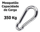 Mosquetão 10cm Academia Suporta 350kg Vonder