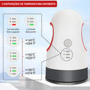 Mini Prensa Térmica Portátil Sublimação Transfer Vermelho Mecolour