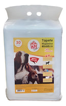 Tapete higiénico super absorvente 80x60 para animais de estimação 30 unidades Pet Club